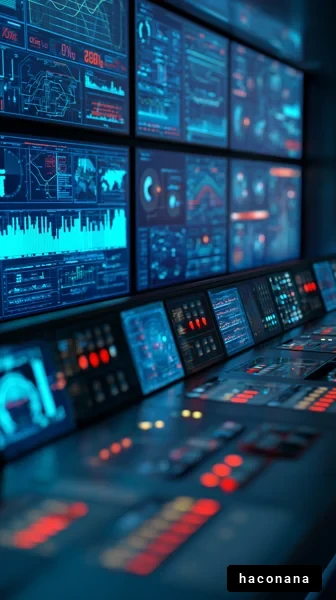 未来的なコントロールパネル