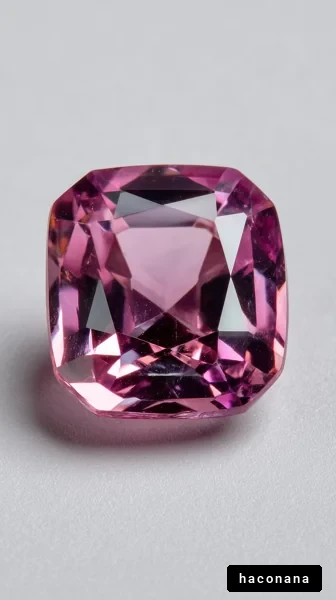 美しいピンクの宝石