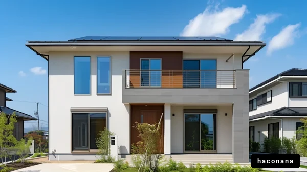 近代的な住宅の外観
