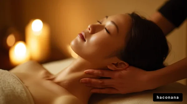 リラクゼーションマッサージの瞬間