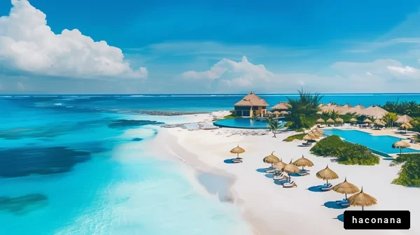 美しいビーチリゾートの風景