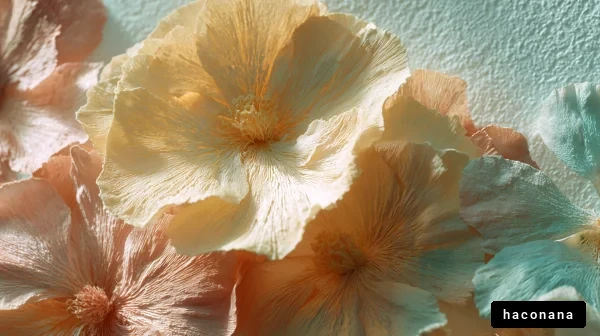 柔らかな花のクローズアップ