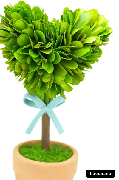 ハート型の観葉植物