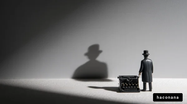 タイプライターと影