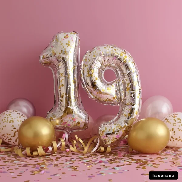 華やかな19歳の誕生日