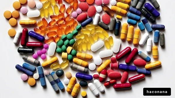 色とりどりの薬剤