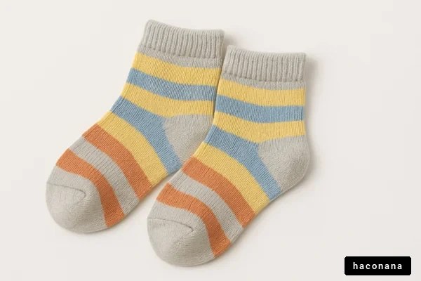 カラフルな子供用靴下