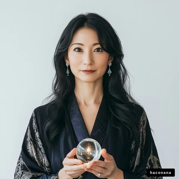 神秘的な女性の肖像