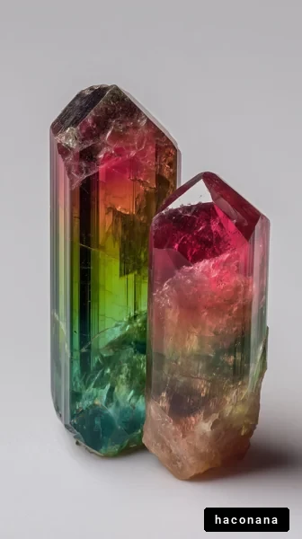 美しい多色のクリスタル