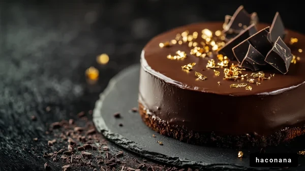 贅沢なチョコレートケーキ