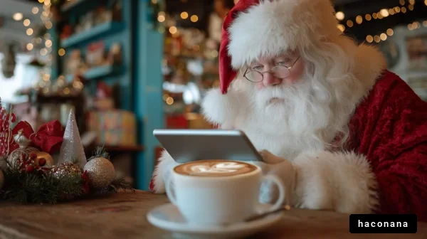 クリスマスのカフェタイム