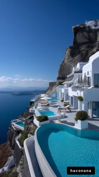 青い海と白い建物