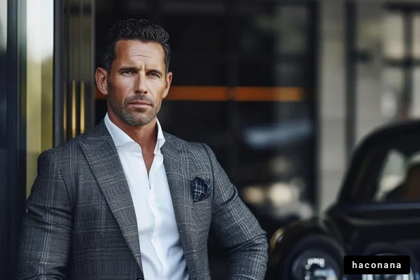 ビジネスシーンの男性の肖像