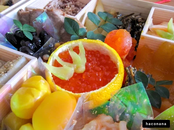 美しい和風料理の盛り付け