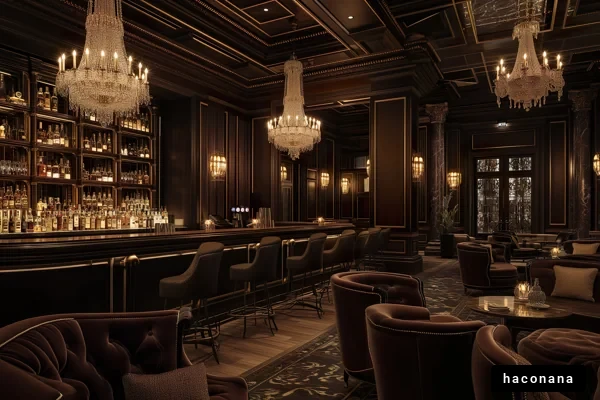 高級バーの内装