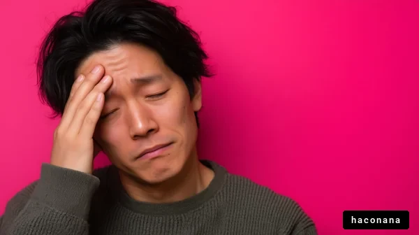 悲しそうな表情の男性