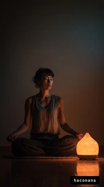 落ち着いた瞑想の時間