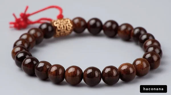 木製ビーズブレスレット