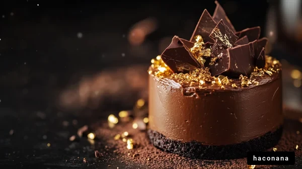 ゴージャスなチョコレートケーキ