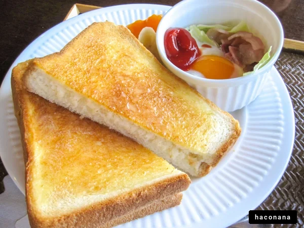 モーニングセットの美味しさ