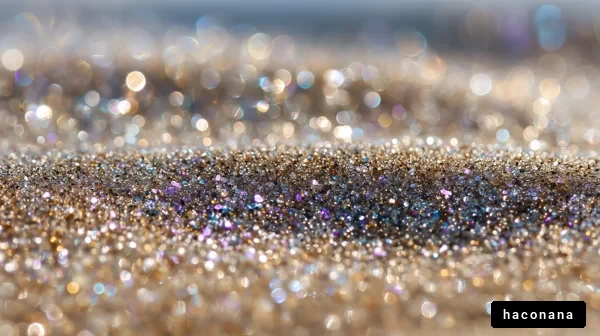 きらめくグリッターの世界