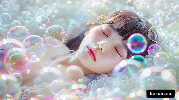 夢見るような泡の中