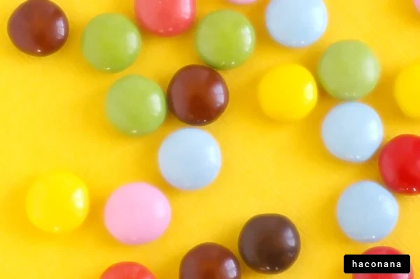 カラフルなキャンディの集合