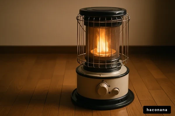 暖かさを感じるストーブ