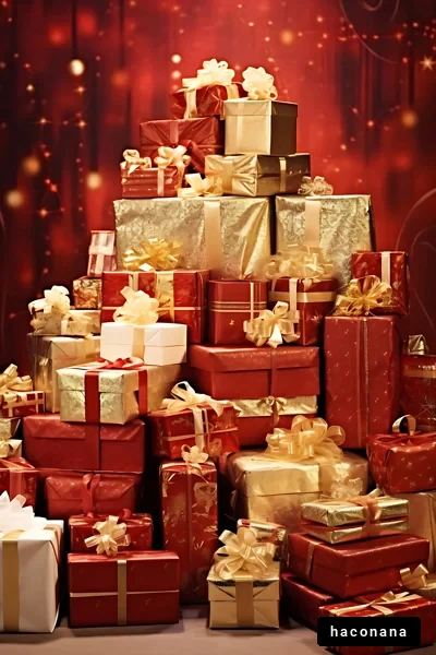 華やかなクリスマスプレゼント