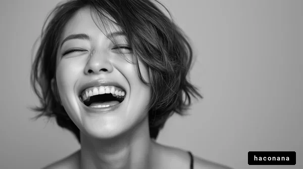 笑顔の女性のポートレート