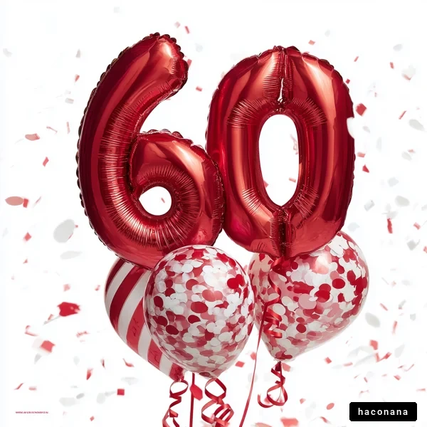 華やかな60歳のお祝い