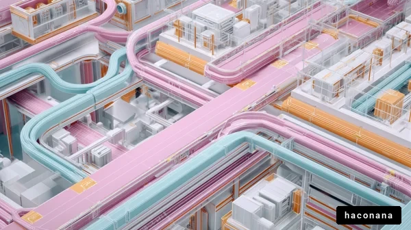 未来的な都市の風景