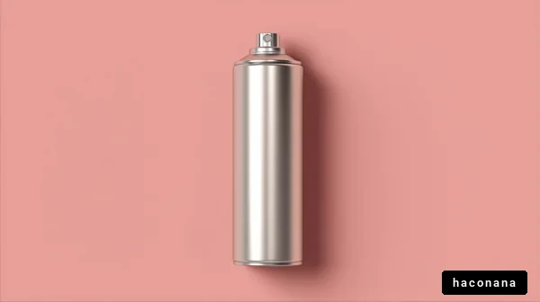 スプレー缶のシンプルなデザイン