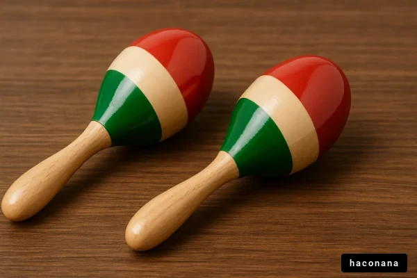 カラフルなマラカス