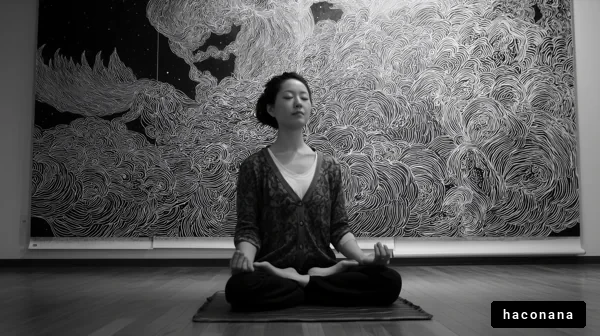 静寂な瞑想の時間