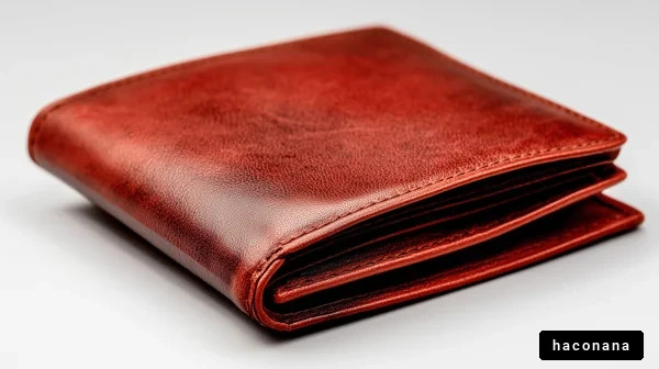 おしゃれな革財布の写真