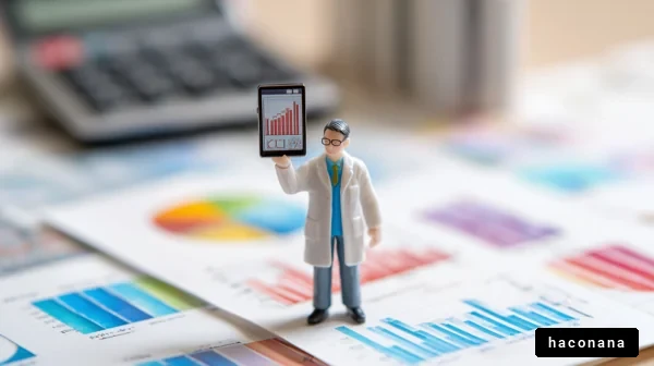 データ分析を行う医療専門家