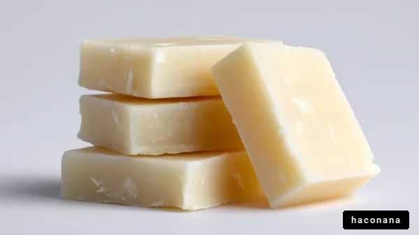 自然な石鹸のブロック