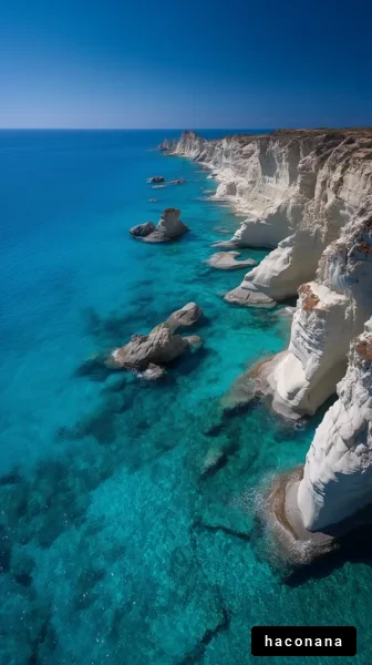 美しい青の海岸風景