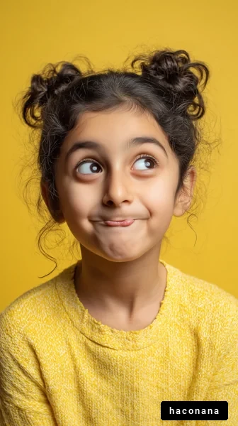 楽しそうな子供の表情