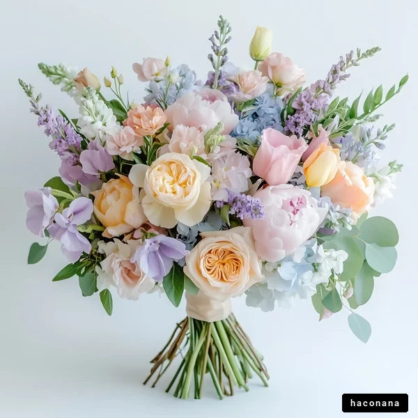 華やかな花束の撮影