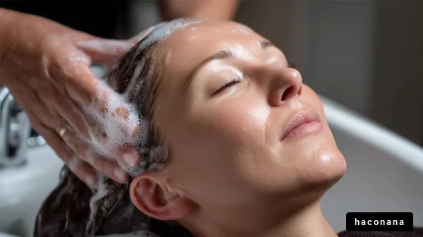 リラックスしたヘアケアの瞬間