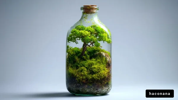 瓶の中の小さな森