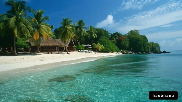 美しいビーチと青い海