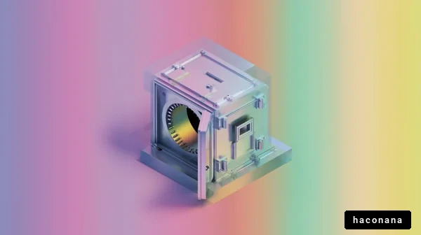 カラフルな金庫のイメージ