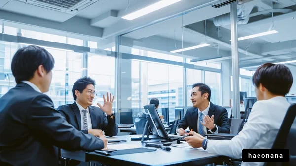 ビジネス会議の一コマ