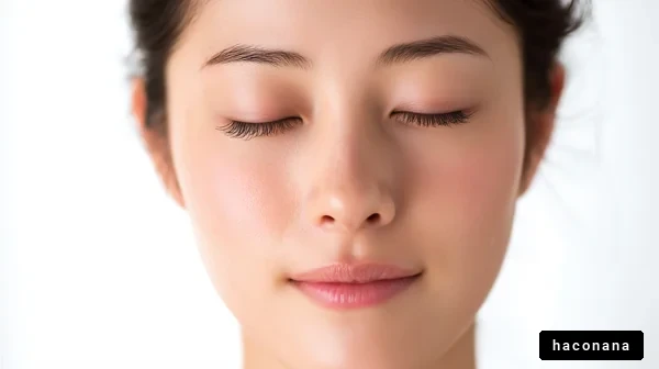 安らぎに満ちた表情