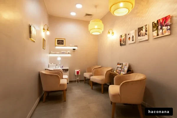 リラックスできるサロンの内装