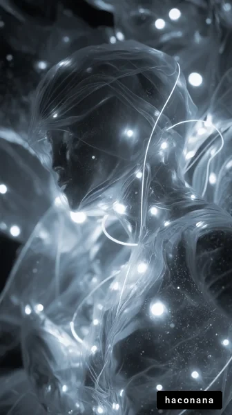 透明な光のオブジェ