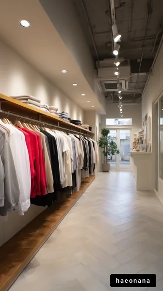 シンプルなショップの内装